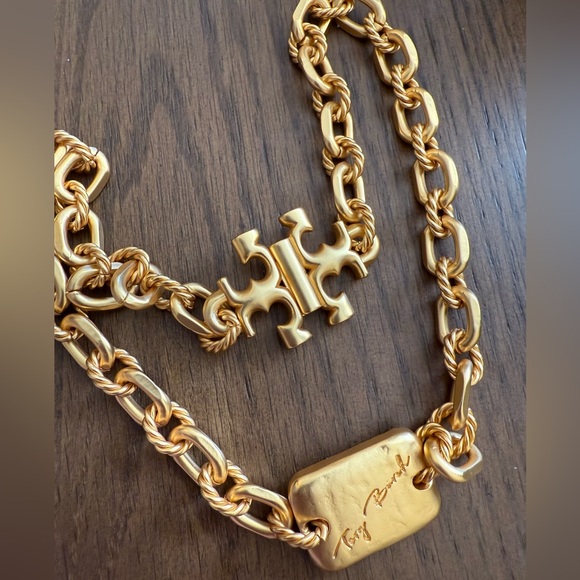 Tory Burch Signature Gold Necklace - Picture 3 of 7